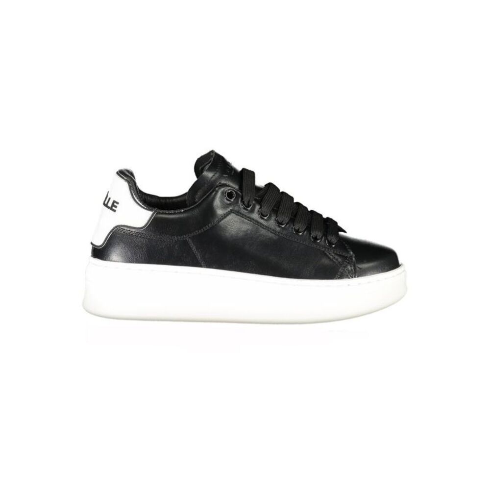 Gaelle Paris Black Polyurethane Women Women's Sneaker
